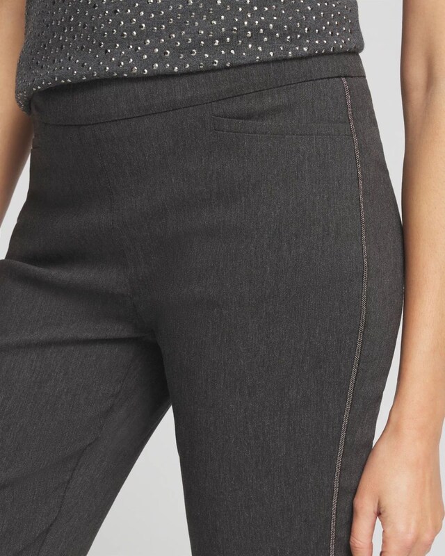 Brigitte Beaded Slim Ankle Pants - image 4